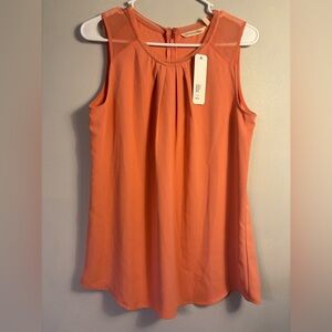 Soft Surroundings Coral Sleeveless Tank Top
